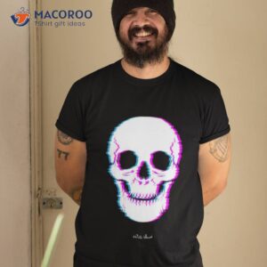 Skull Aesthetic Glitch Arshirt