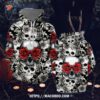 Skull All Over Print 3D Hoodie, Halloween Christmas Decoration