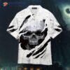 Skull Black Hawaiian Shirts