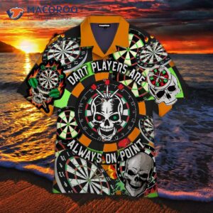 Skull Darts Love Hawaiian Shirts