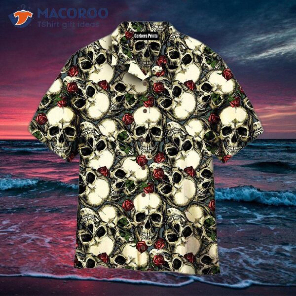 Skull Day Of The Dead Hawaiian Shirts