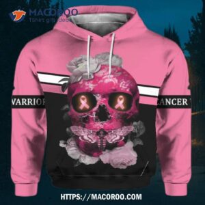 Skull Flower Breast Cancer Awareness All Over Print, Halloween Birthday Gifts