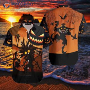 skull halloween hawaiian shirts 0