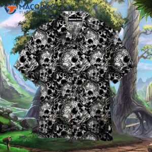 skull hawaiian shirts 0 1