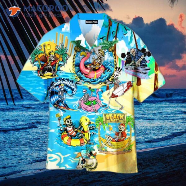 Skull Summer Beach Party – Fantastic Hawaiian Shirts