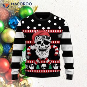 Skull-themed Ugly Christmas Sweater