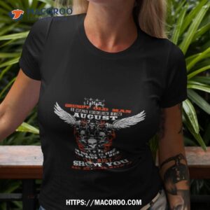 Skull Wings I’m A Grumpy Old Man I Was Born In August Birthday I’m Too Old To Fight Too Slow To Run I’ll Just Shoot You Shirt