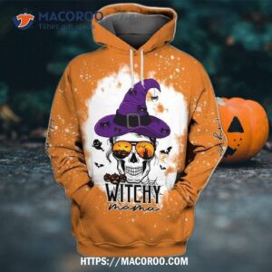 Skull Witchy Mama Halloween All Over Print 3D Hoodie, Halloween Candy Jar Ideas