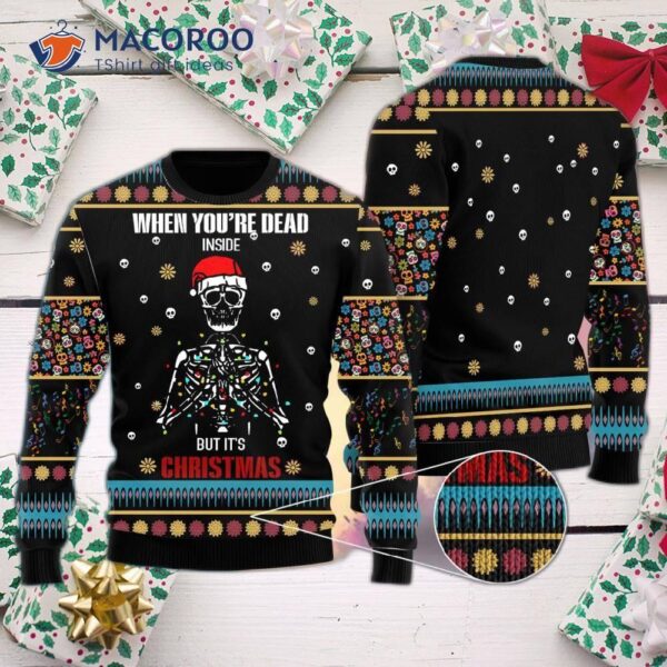 Skulls Ugly Christmas Sweater