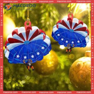 Skydiving Custom-shaped Christmas Acrylic Ornament