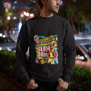 slam jam 1 its here greatest wrestling album ever shirt sweatshirt