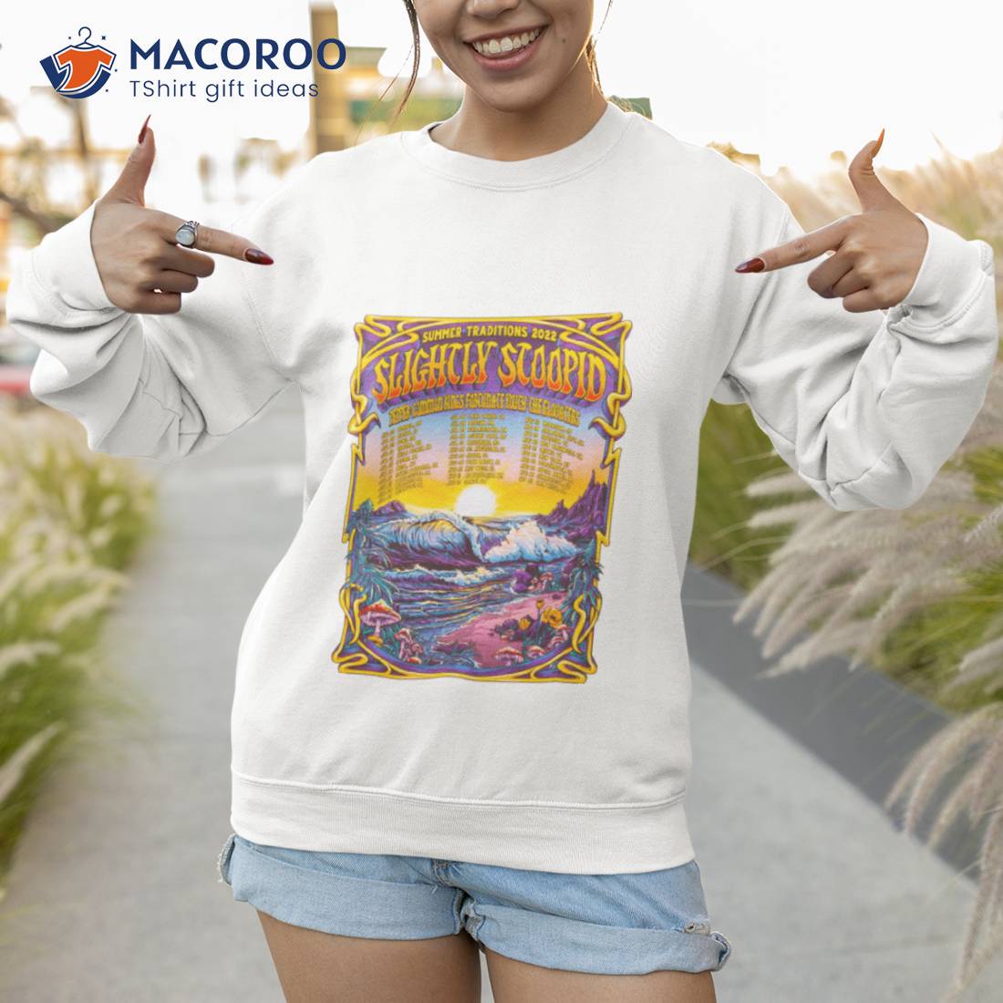 Slightly Stoopid 2023 Summer Traditions Tour Poster Shirt Slightly Stoopid 2023 Summer Traditions Tour Poster Shirt
