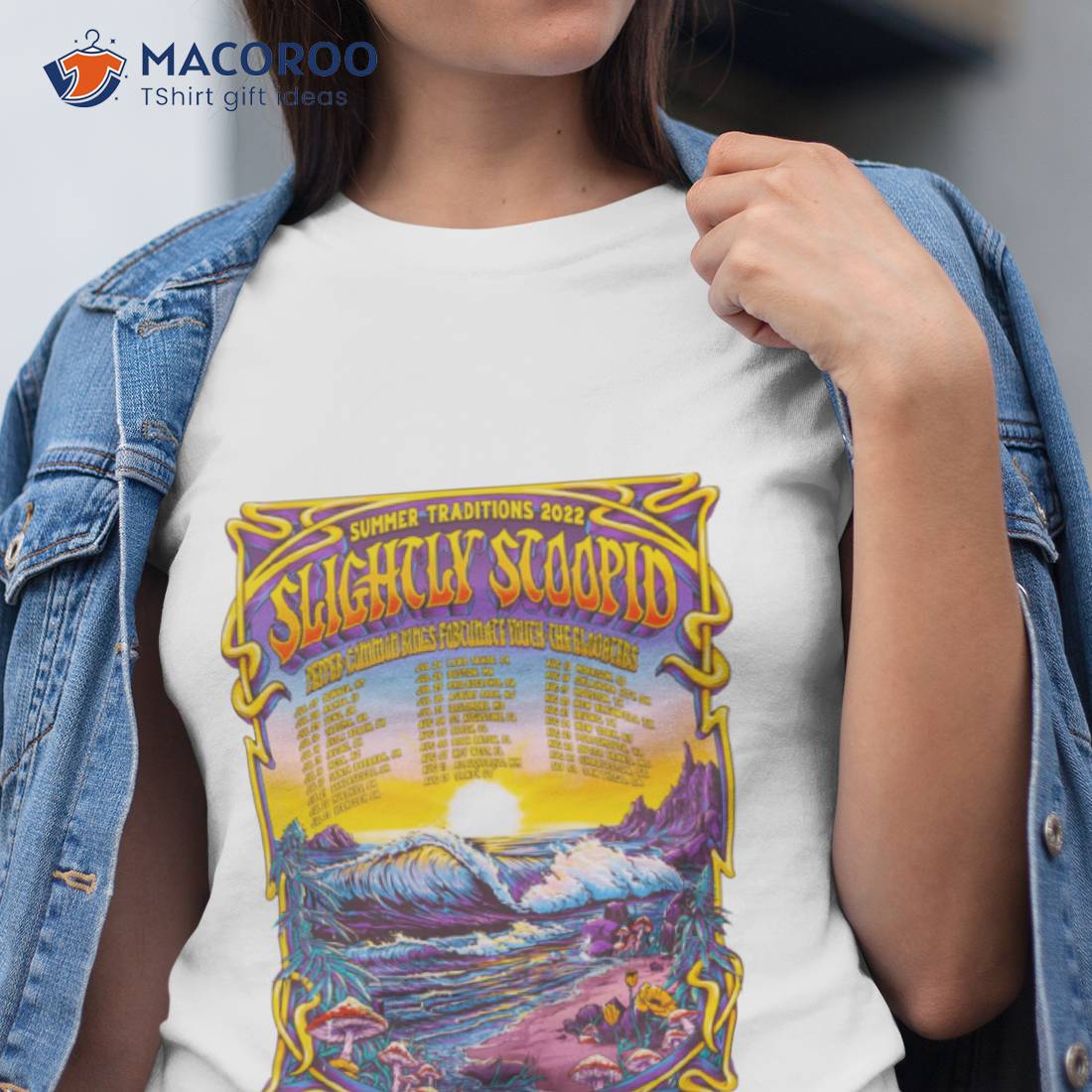 Slightly Stoopid 2023 Summer Traditions Tour Poster Shirt Slightly Stoopid 2023 Summer Traditions Tour Poster Shirt