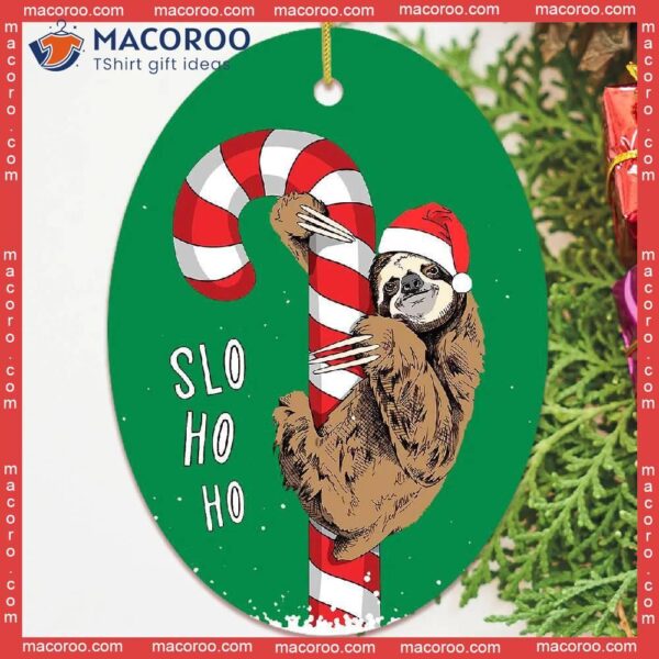 Slo-ho-ho Christmas Ceramic Ornament