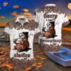Sloth Coffee Sloffee Pattern Brown And White Hawaiian Shirts