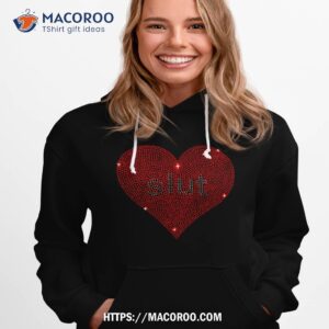 slut in hearshirt hoodie 1