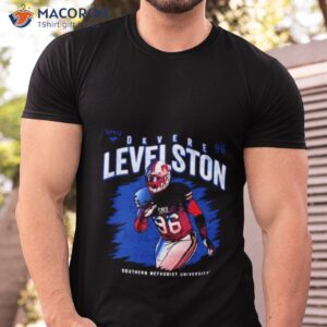 smu mustangs devere levelston 2023 ncaa football shirt tshirt