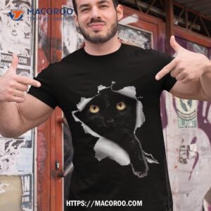 Sneaking Black Cat – Animal Lover Pet Owner Kitten Kitty Shirt