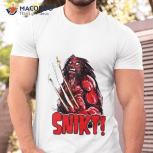 snikt wolverine claws shirt tshirt