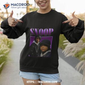 Snoop Pearson Oversized Graphic Street Fashion Shirt 2 snoop pearson oversized graphic street fashion shirt sweatshirt