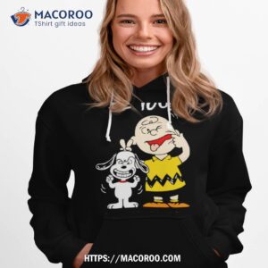 snoopy and charlie brown peanuts be you the world will adjusshirt hoodie 1