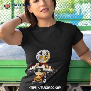 Snoopy And Charlie Brown Pittsburgh Sport Teams Logo Shirt 3 snoopy and charlie brown pittsburgh sport teams logo shirt tshirt 1