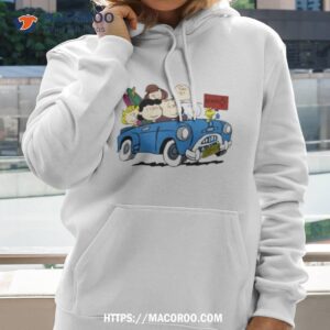 snoopy beach drive car cartoon summer shirt hoodie 2