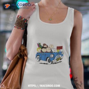 Snoopy Beach Drive Car Cartoon Summer Shirt