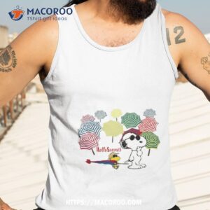 snoopy hello summer shirt tank top 3