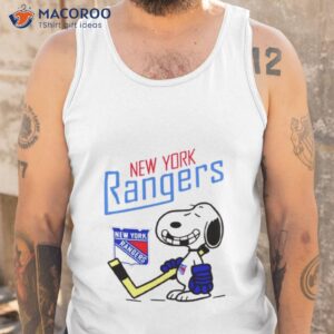 Snoopy New York Rangers Shirt 3 snoopy new york rangers shirt tank top