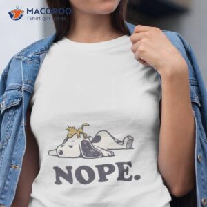 Snoopy Woodstock Nope Tired Shirt Snoopy Woodstock Nope Tired Shirt