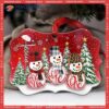 Snowman Faith Cute Style Metal Ornament, Snowman Tree Ornaments