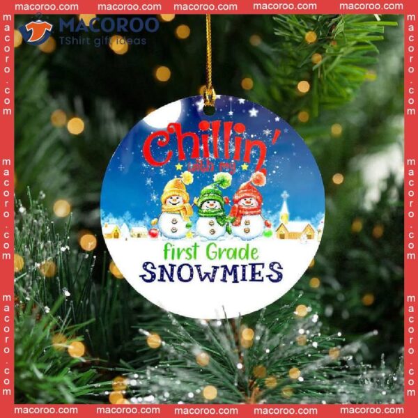 Snowman’s Christmas Ceramic Ornament