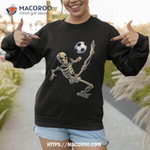 soccer skeleton halloween boys player shirt halloween costume sweatshirt 1