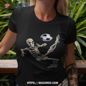 soccer skeleton halloween boys player shirt halloween costume tshirt 3