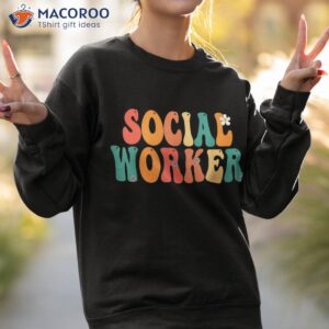 social worker retro groovy vintage happy first day of school shirt sweatshirt 2