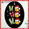 Softball Christmas Ceramic Ornament