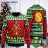 Softball Christmas Tree Ugly Sweater