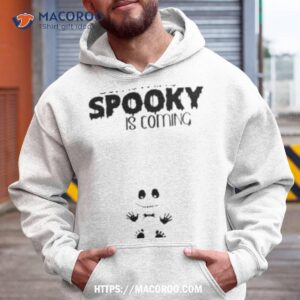 Something Spooky Is Coming Jack Skellington Shower Nightmare Christmas Reveal Pregnant Shirt