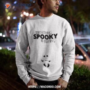 something spooky is coming jack skellington shower nightmare christmas reveal pregnant shirt sweatshirt
