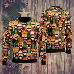 Son Of A Nutcracker Pattern Ugly Christmas Sweater