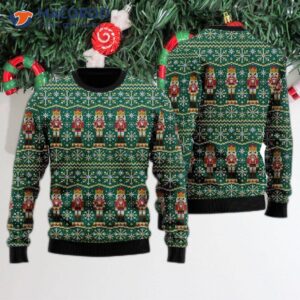 Son Of A Nutcracker Snowflake Pattern Ugly Christmas Sweater