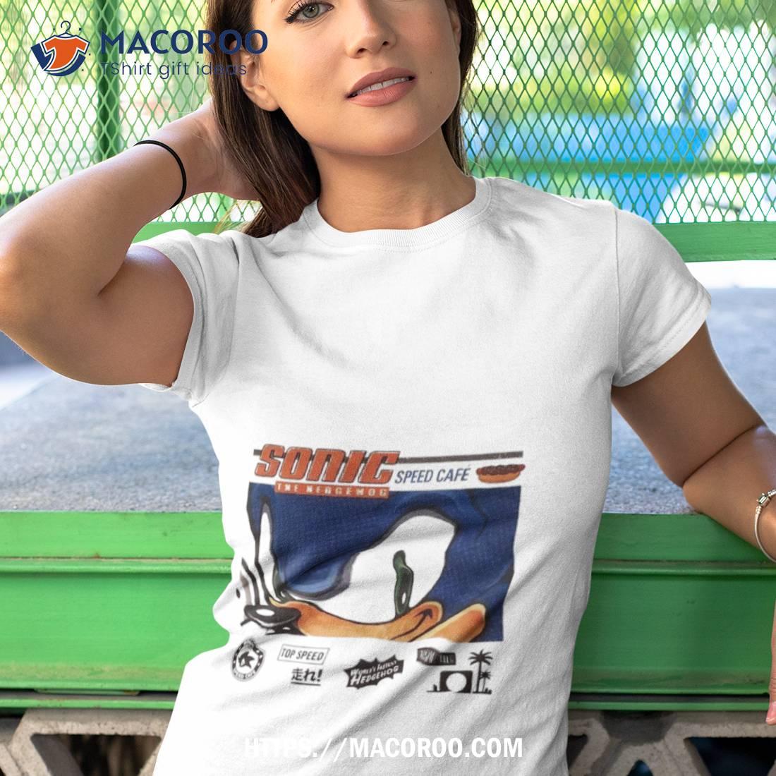 Sonic The Hedgehog Speed Cafe Shirt Sonic The Hedgehog Speed Cafe Shirt