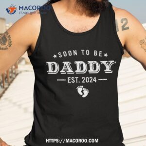 soon to be dad est 2024 father s day first time shirt tank top 3