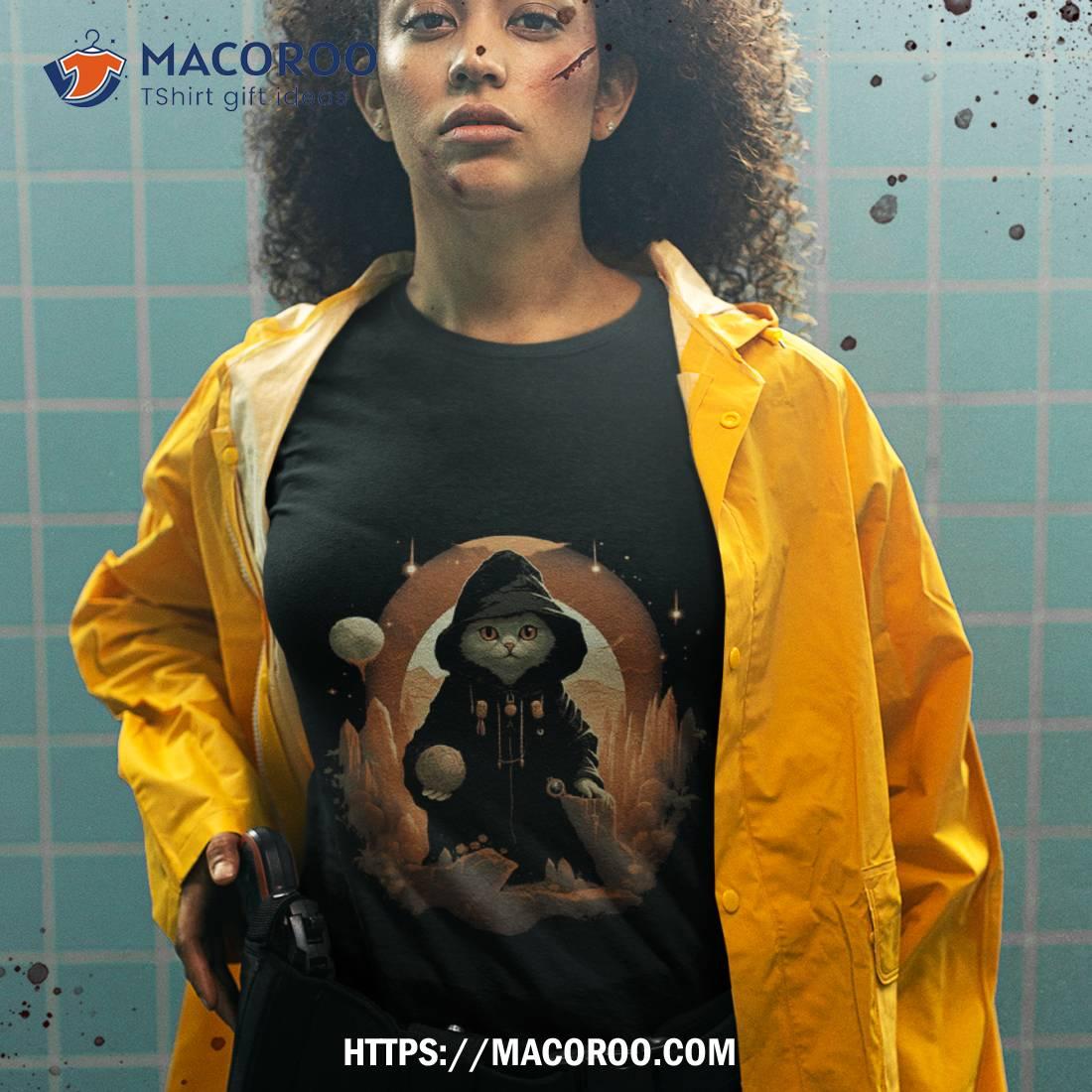 Space Cat In Black Robe Shirt Space Cat In Black Robe Shirt