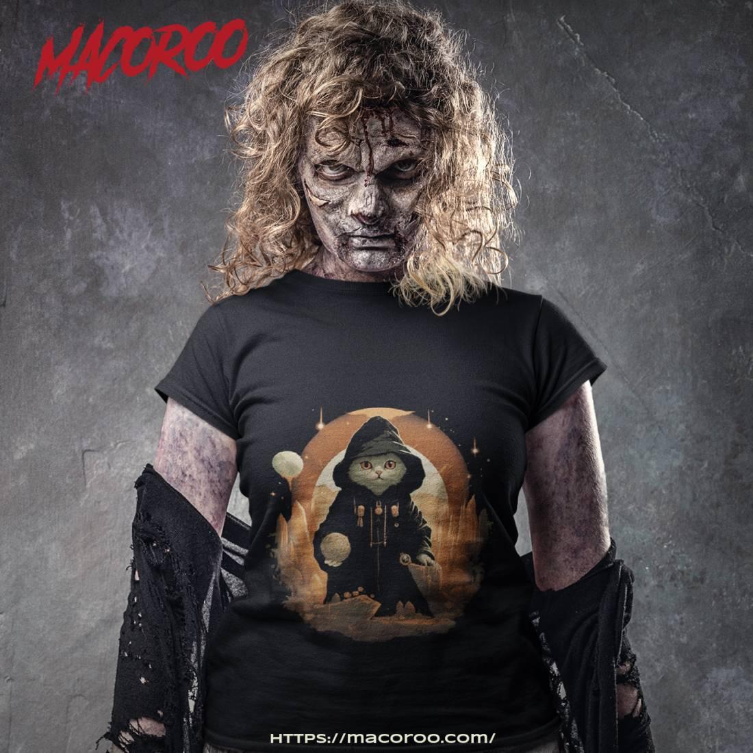 Space Cat In Black Robe Shirt Space Cat In Black Robe Shirt