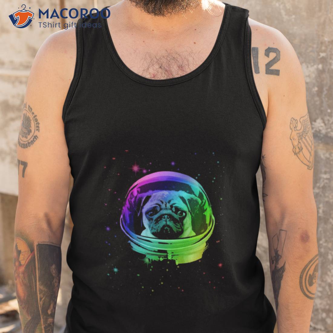 Space Pug Dog Shirt Space Pug Dog Shirt