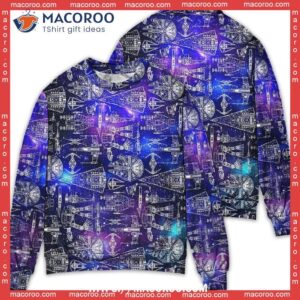 space ships star wars galaxy sweater spiderman christmas sweater 1