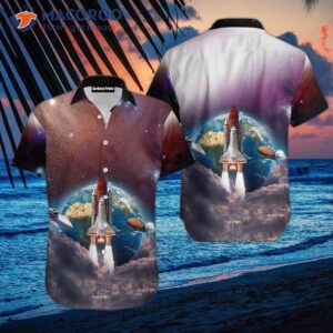 space shuttle hawaiian shirt 0