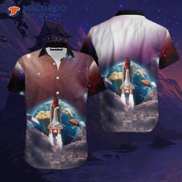 Space Shuttle Hawaiian Shirt